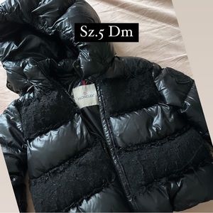 Black Little girls Twill puffer Moncler